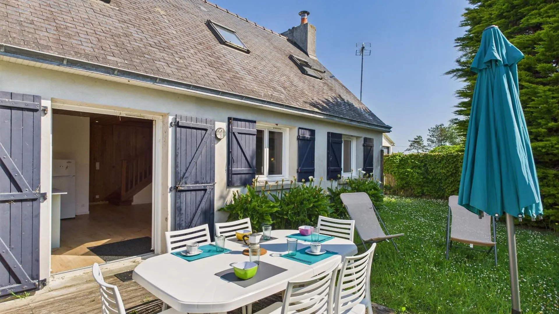 Maison Pour 6 Avec Jardin A 1 Km De La Plage Penmarcʼh 0*,  Fransa